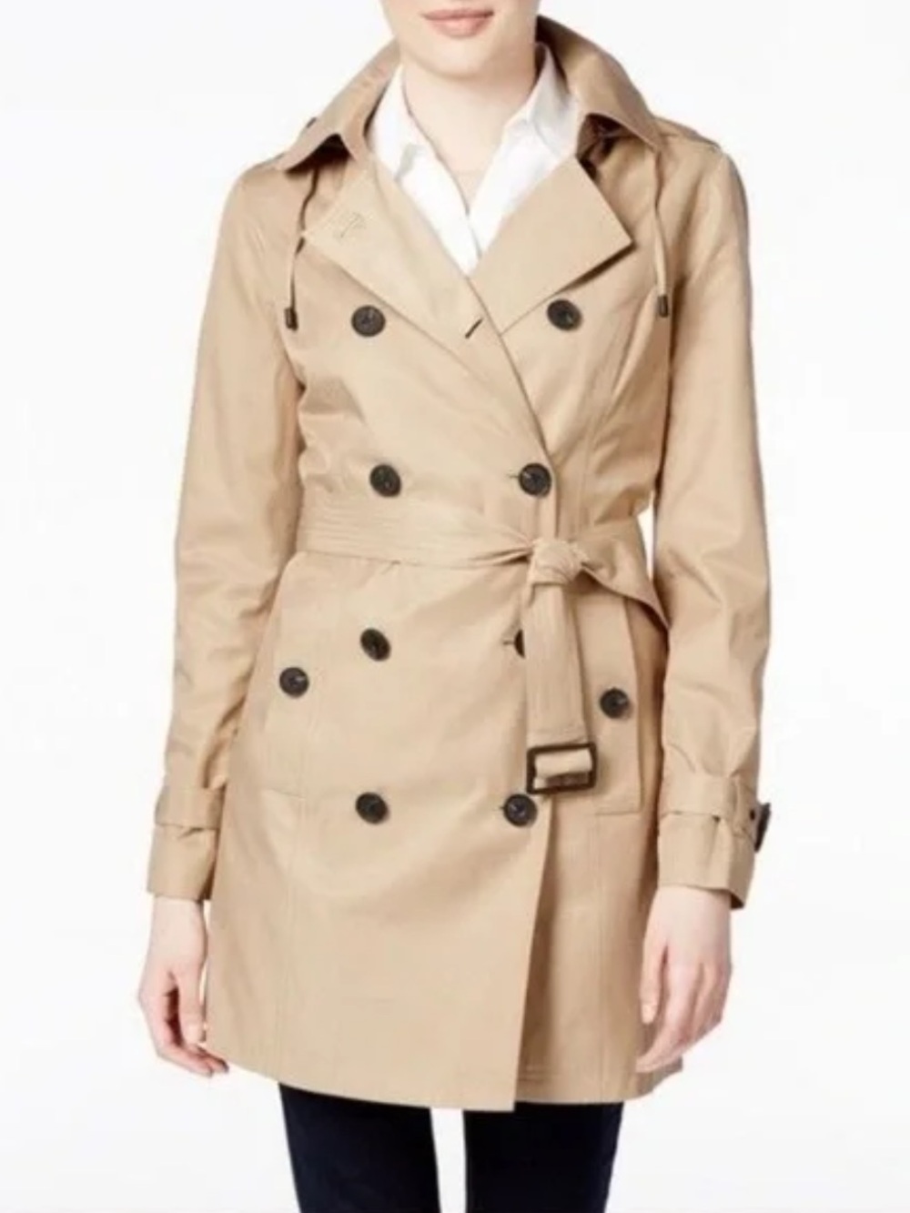 Michael Kors double breasted trench coat